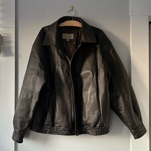 Dark Brown Genuine LeatherJacket